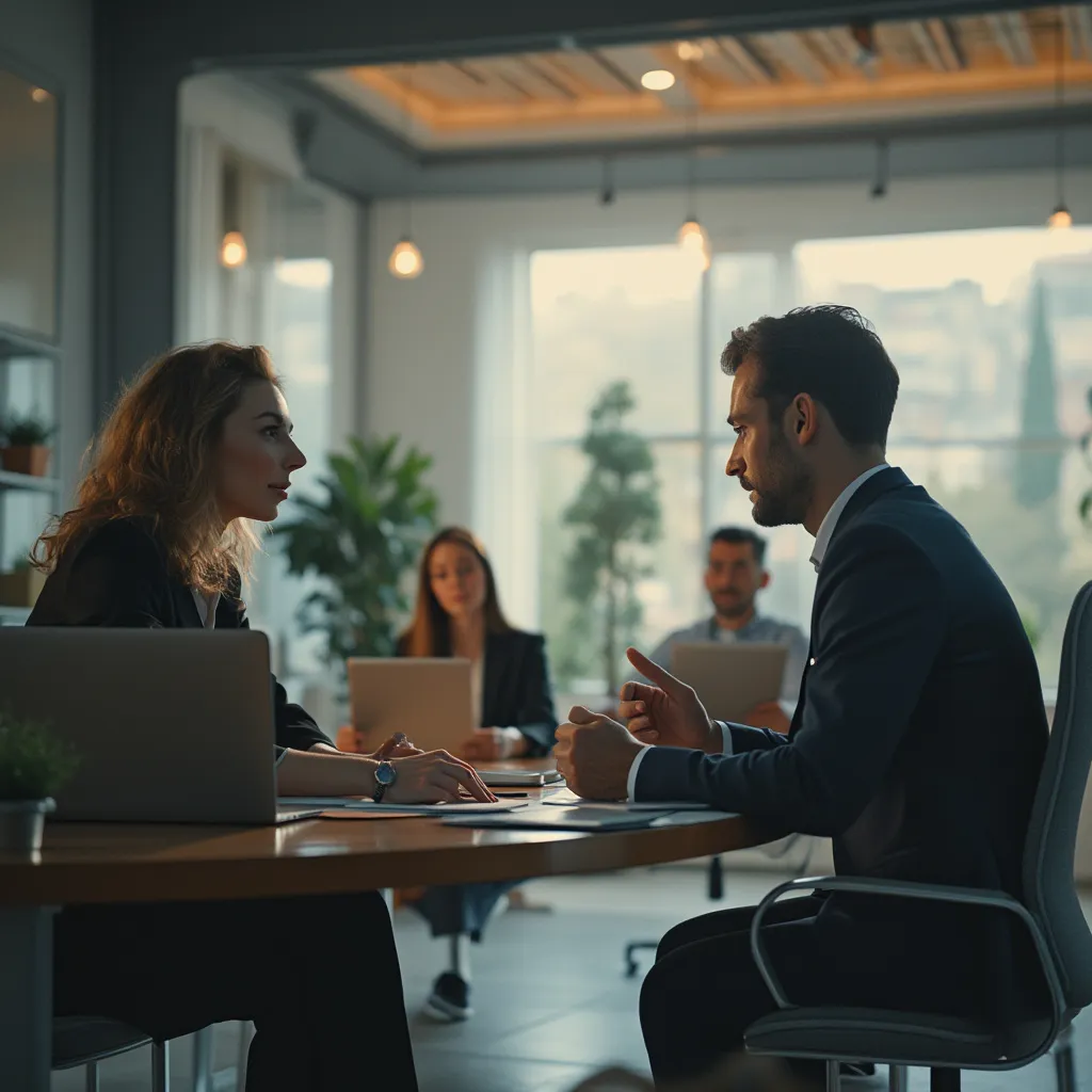 Brainstorming d'équipe chez NovaBoost Conseil